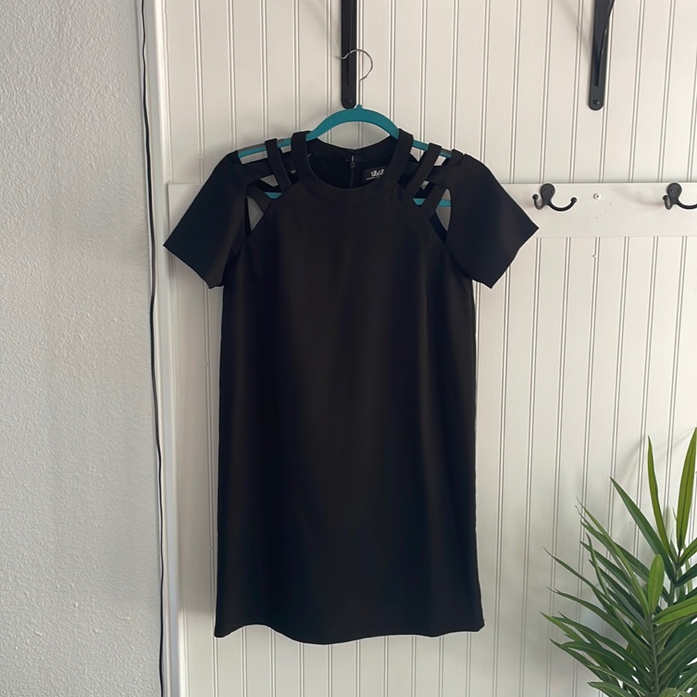 Black LuLu Mini dress with cutouts